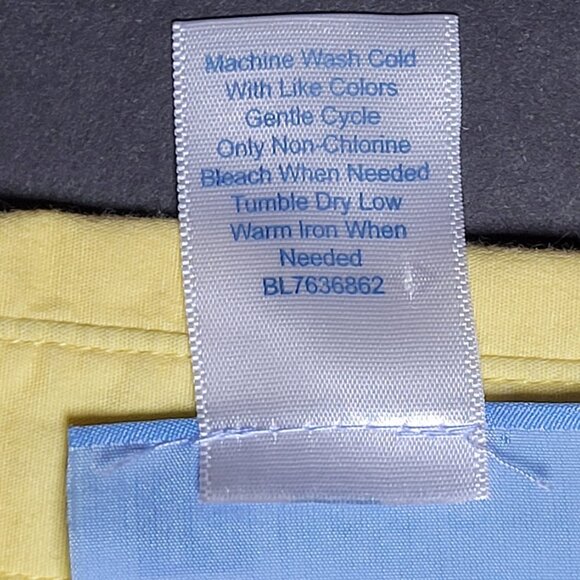 Koret Womens Yellow Long Sleeve Button Up Cotton Blouse Size 14 - Picture 3 of 13